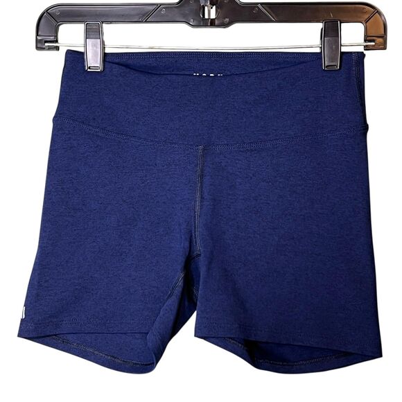 NOBULL Shorts Womens XS Navy Blue Just The Works High Rise Compression Made USA - Picture 12 of 12